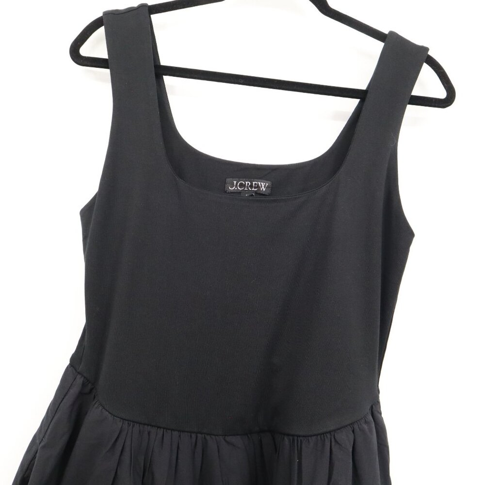 J. Crew Petite Drop-Waist Mixy Dress Womens MP Black Whimsigoth Fairy Grunge NWT - Picture 15 of 16